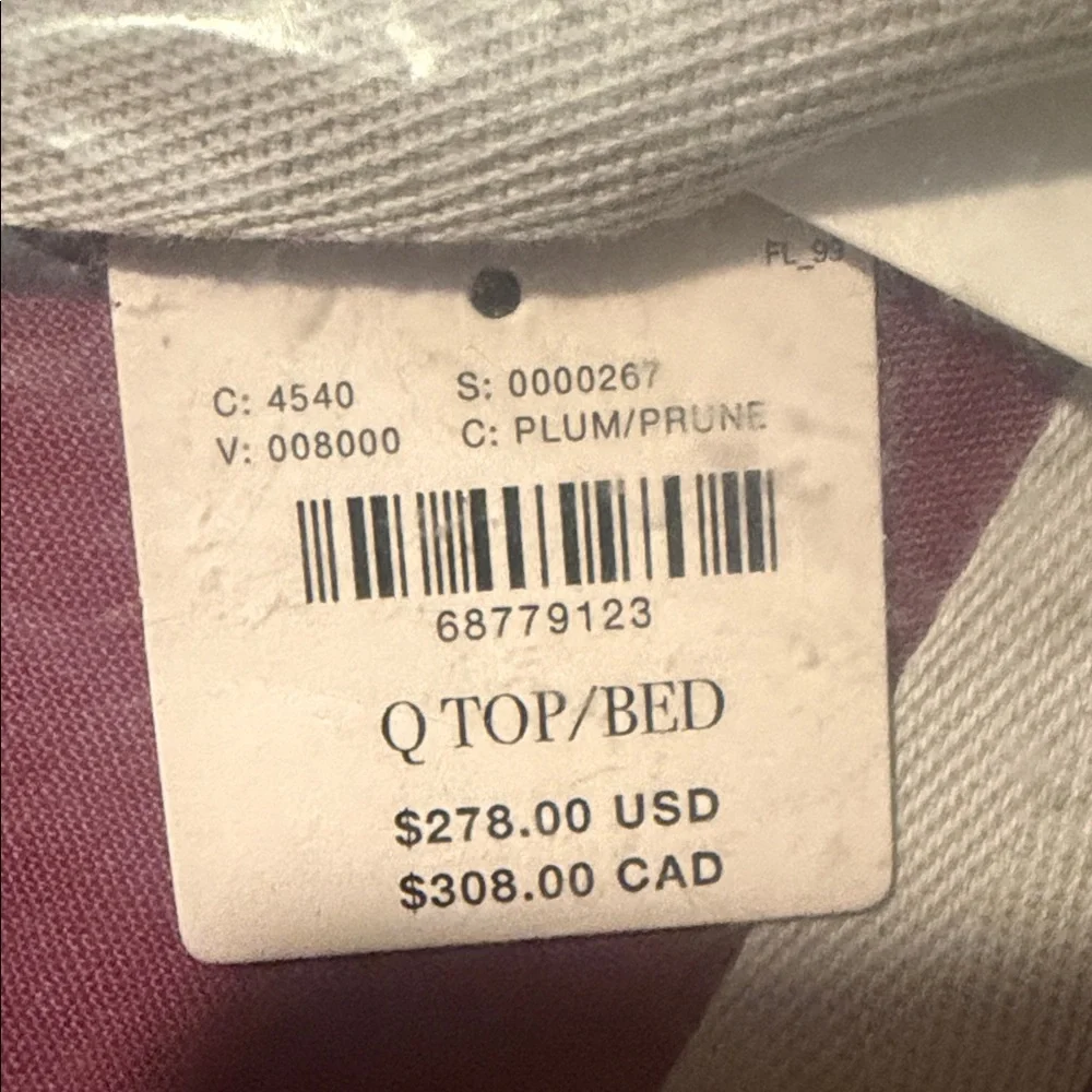 Anthropologie Quilted Comforter Set in Plum